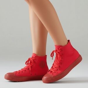 Converse Chuck Taylor All Star Platform Hot Pink Hightop Sneakers Shoes Wedge 7